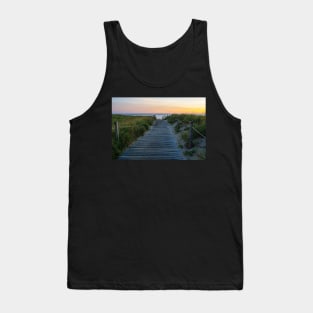 Sunrise on Scusset Beach State Reservation Sagamore MA Cape Cod Tank Top